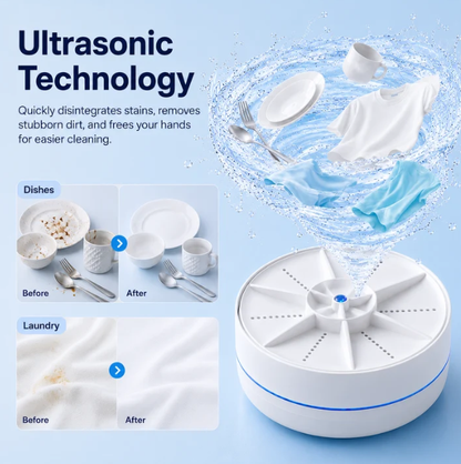 CleanBuddy™ Portable Washer for Dishes & Laundry